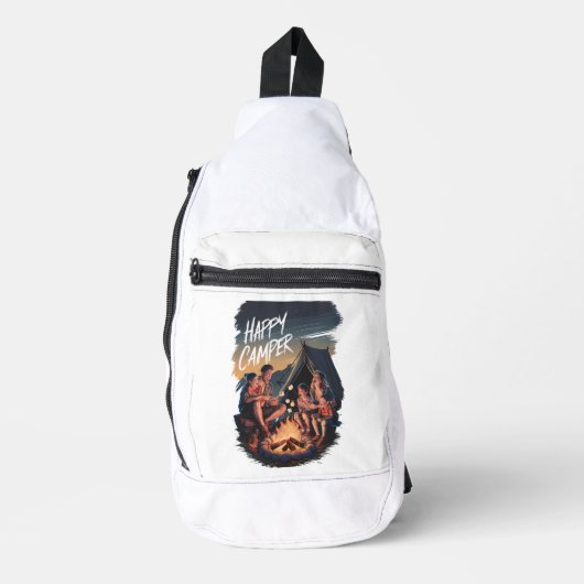 Happy Camper Sling Bag (Voorkant)