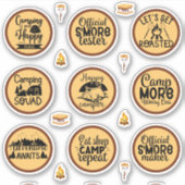 Happy Camper Smore Tester Sticker (Voorkant)