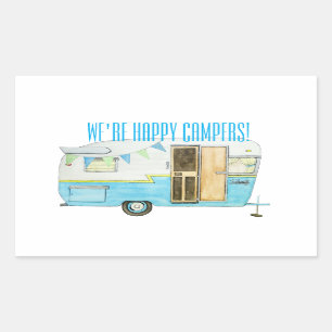 Happy Camper Stickers