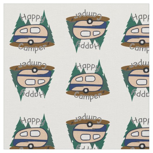 Happy Camper Stof (Close Up)