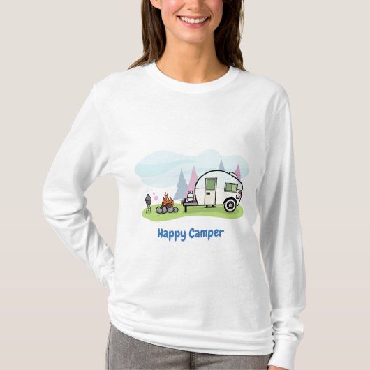 Happy Camper T-Shirt (Voorkant)