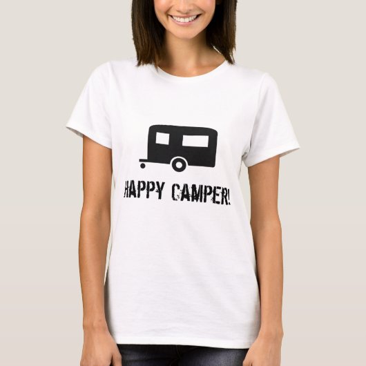 Happy Camper. T-shirt (Voorkant)