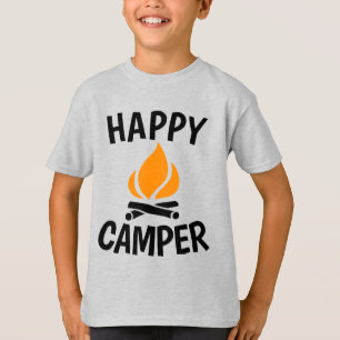 HAPPY CAMPER, T-shirts de camping