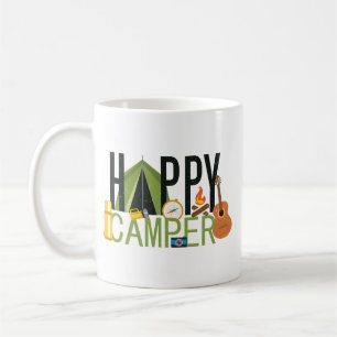 Happy Camper Tent Camping Koffiemok