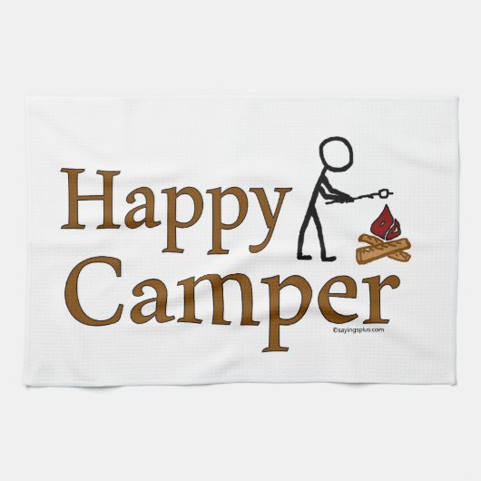 Happy Camper Theedoek (Horizontaal)