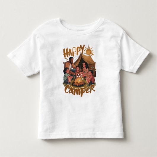 Happy Camper Toddler T-shirt (5) (Devant)