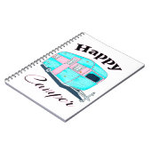 Happy Camper Trailer Camping Notitieboek (Linkerzijde)