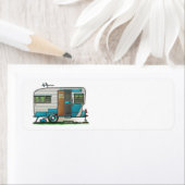 Happy Camper Trailer Etiket (Insitu)