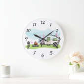 Happy Camper Trailer Grote Klok (Huis)