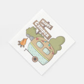 Happy Camper Trailer Papier Servet (Hoek)