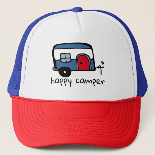 Happy Camper Trucker Pet (Voorkant)