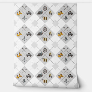 Happy Camper Wallpaper Behang