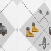 Happy Camper Wallpaper Behang (Zoom)