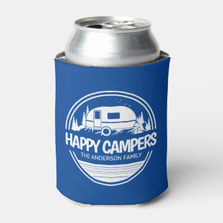 Happy Campers  Blue Camping Blikjeskoeler