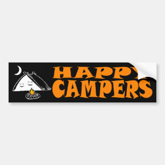Happy Campers Bumpersticker