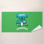 Happy Campers | Caravaner | Camper Sierkussen Mu Badhanddoek (Badhanddoek)