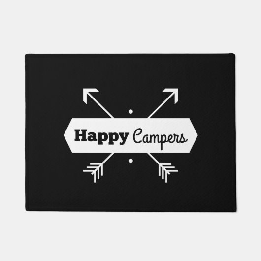 Happy Campers Dedoor Mat (Voorkant)