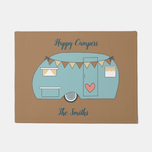 Happy Campers Deurmat (Voorkant)