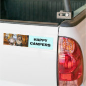 HAPPY CAMPERS Dog/Lab Bumpersticker (Op Truck)