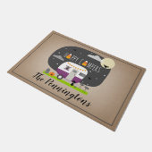 Happy Campers Halloween Camper RV Deurmat (Schuin)