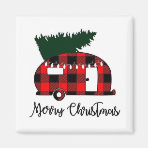 ***HAPPY CAMPER'S*** KERSTMAGNEET MAGNEET