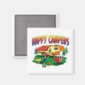 ***HAPPY CAMPER'S*** MAGNET (Recto/Verso)