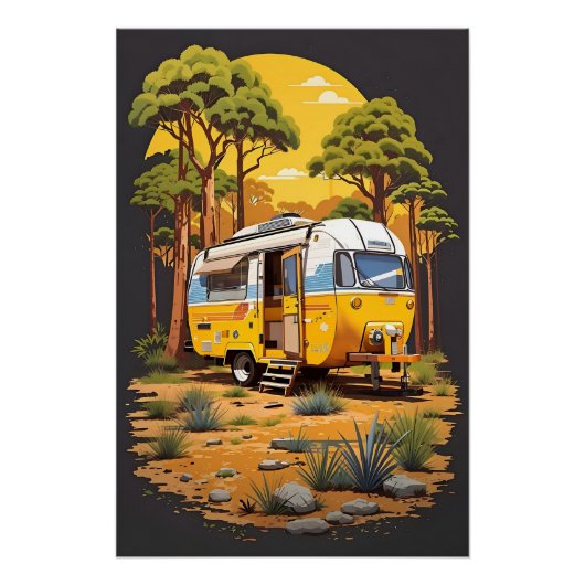 Happy Campers Perfect Poster (Voorkant)