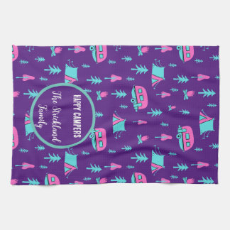 Happy Campers Personalized RV en Camping Theedoek