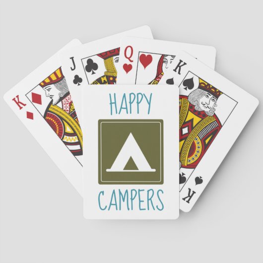 Happy Campers Pokerkaarten (Achterkant)