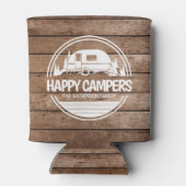 Happy Campers Rustic Wood Camping Blikjeskoeler (Achterkant)