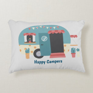 Happy Campers Trailer Accent Kussen