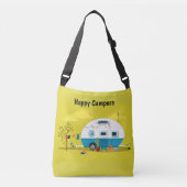 Happy Campers Trailer Crossbody Tas (Voorkant)