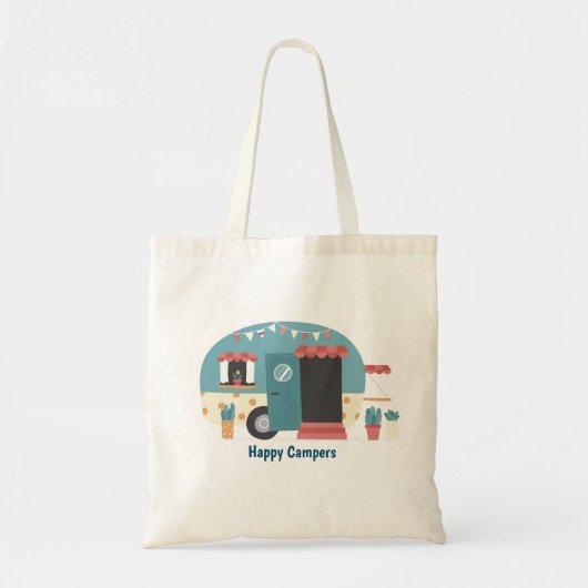 Happy Campers Trailer Tote Bag (Voorkant)