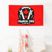 Happy Canada Day 1 juli Spandoek (Insitu)