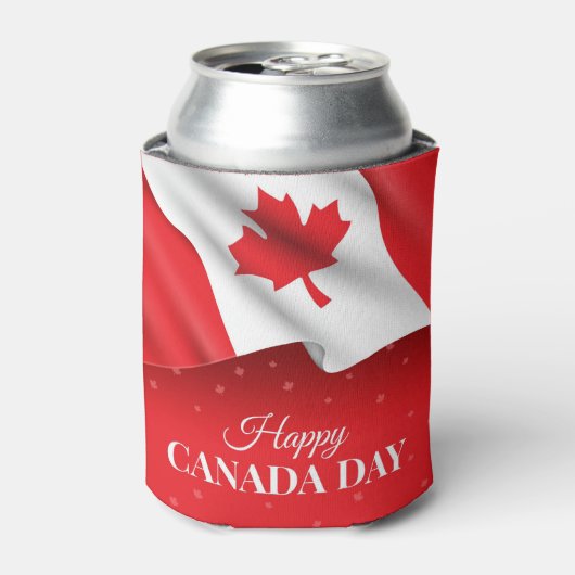 Happy Canada Day Blikjeskoeler (Blikje Voorkant)