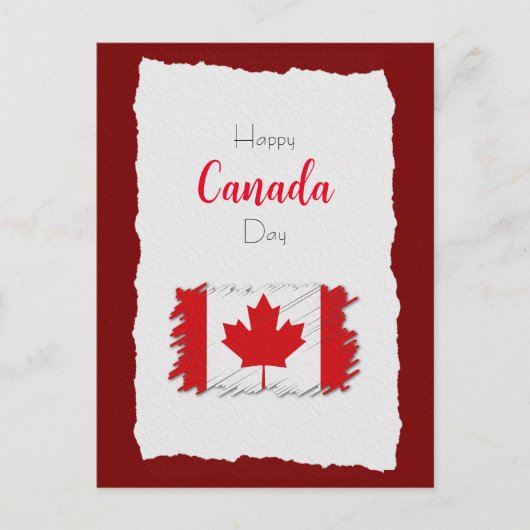 Happy Canada Day Briefkaart (Voorkant)