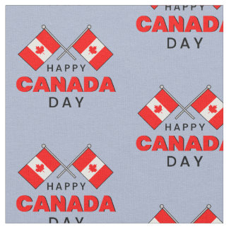 Happy Canada Day Canadese vlag Stof