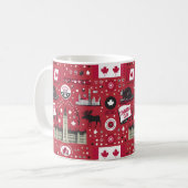 Happy Canada Day Gift Idee Koffiemok (Voorkant links)