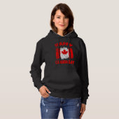Happy Canada Day Maple Leaf Canada Day Kinder Todd Hoodie (Voorkant volledig)