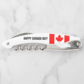Happy Canada Day party kurkentrekker flesopener (Achterkant)