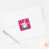 Happy Canada Day Square Sticker (Envelop)