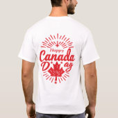 Happy Canada Day T-shirt meilleur (Dos)
