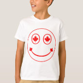 Happy Canadian T-shirt (Voorkant)
