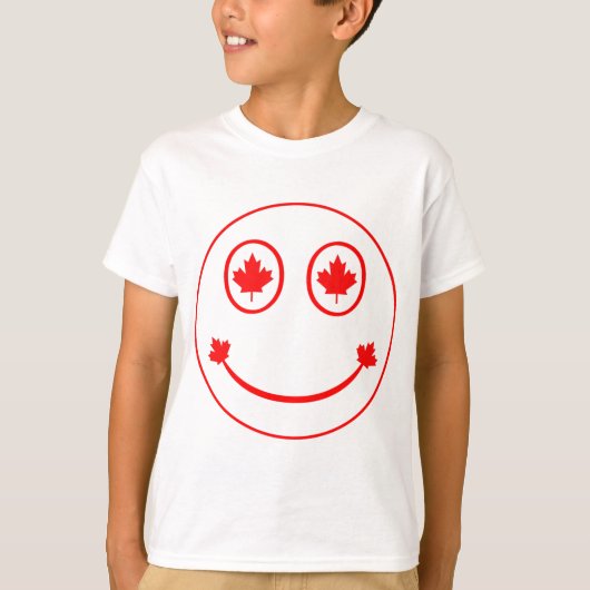 Happy Canadian T-shirt (Voorkant)
