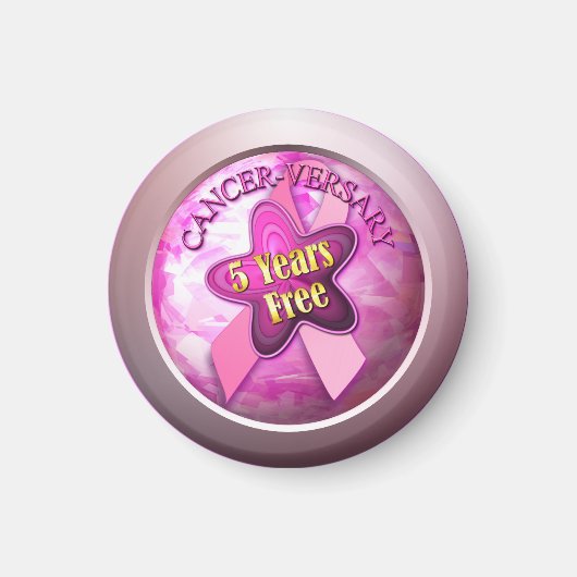 Happy Cancer-herdenking Magneet (Voorkant)