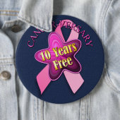 Happy Cancer' Pinback Button (In situ)