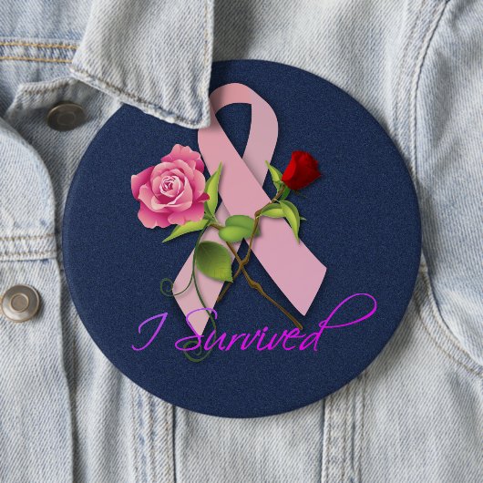 Happy Cancer' Pinback Button (In situ)