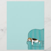 Happy Canch Dog - Beau papier de spécialité Beagle