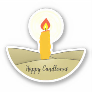 Happy Candlemas Sticker