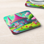 Happy Candyland Bier Onderzetter (Linkerzijde)